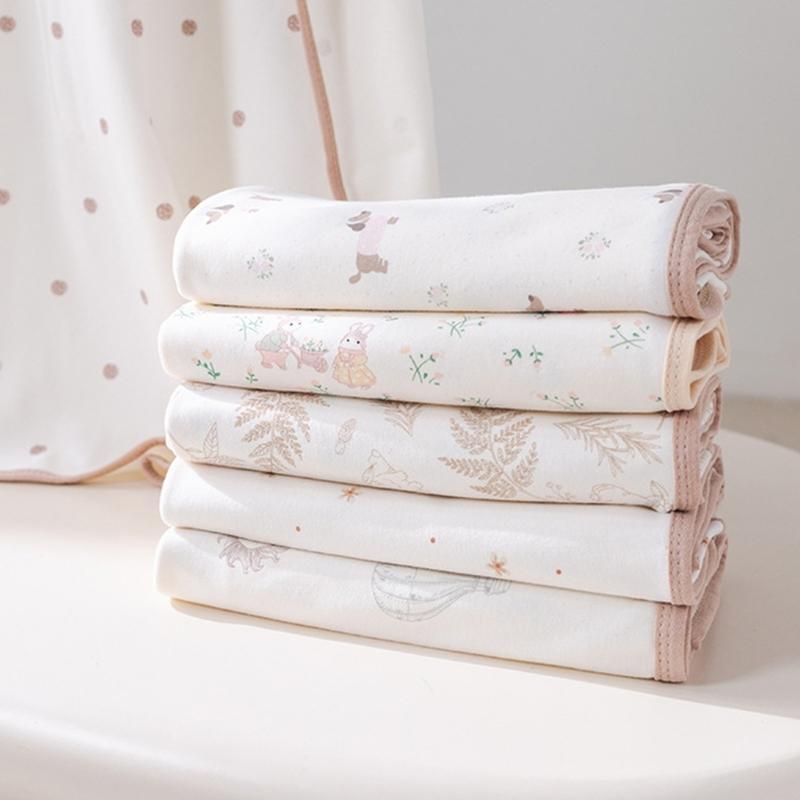 Multipurpose Cotton Swaddled Blanket For Baby Gentle Skin Protection Breathable Fabric For Newborns Comfort And Security