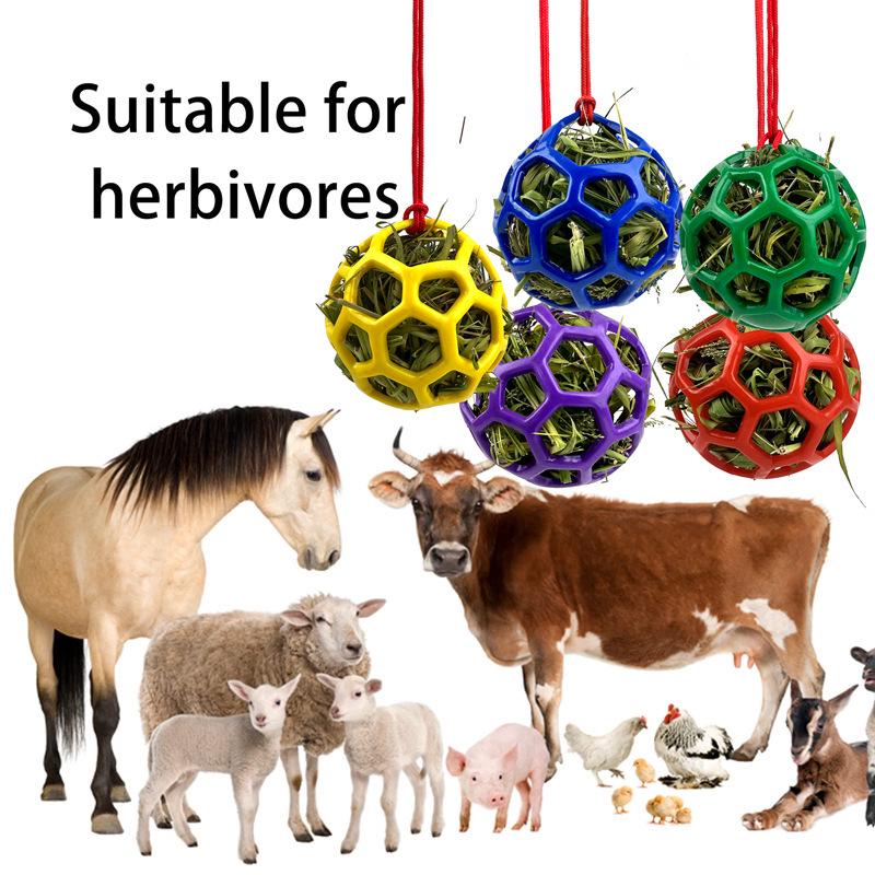 Hanging Horse Treat Feeder Ball for Farm Animals Small (120) светло-зеленый