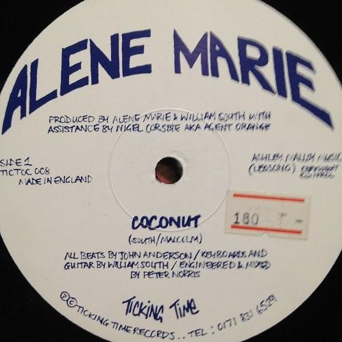 

12-дюймовая пластинка ALENE MARIE Coconut Little Golden Angel TICTOC008 Ticking Time Re 1997 UK SoulFunk Б/у
