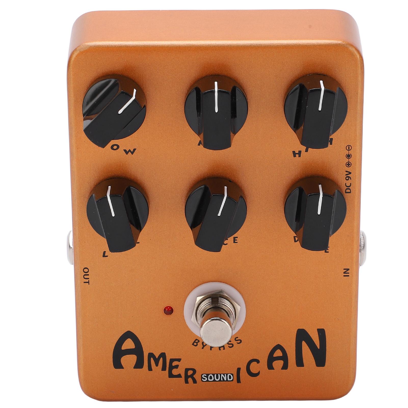 

Симулятор динамика электрогитары, имитация кабинета, педаль эффектов, 6 ручек, регулировка 6 мА