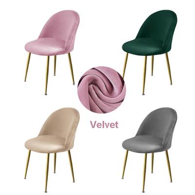 Thickened Elastic Super Soft Silver Fox Eel Duckbill Chair Cover Home Hotel Dining Chair Makeup Chair Cover Special-shaped Chair Cover Cover