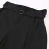 LAP Elastic Waistband Belted Pants Set Ar2Wp563