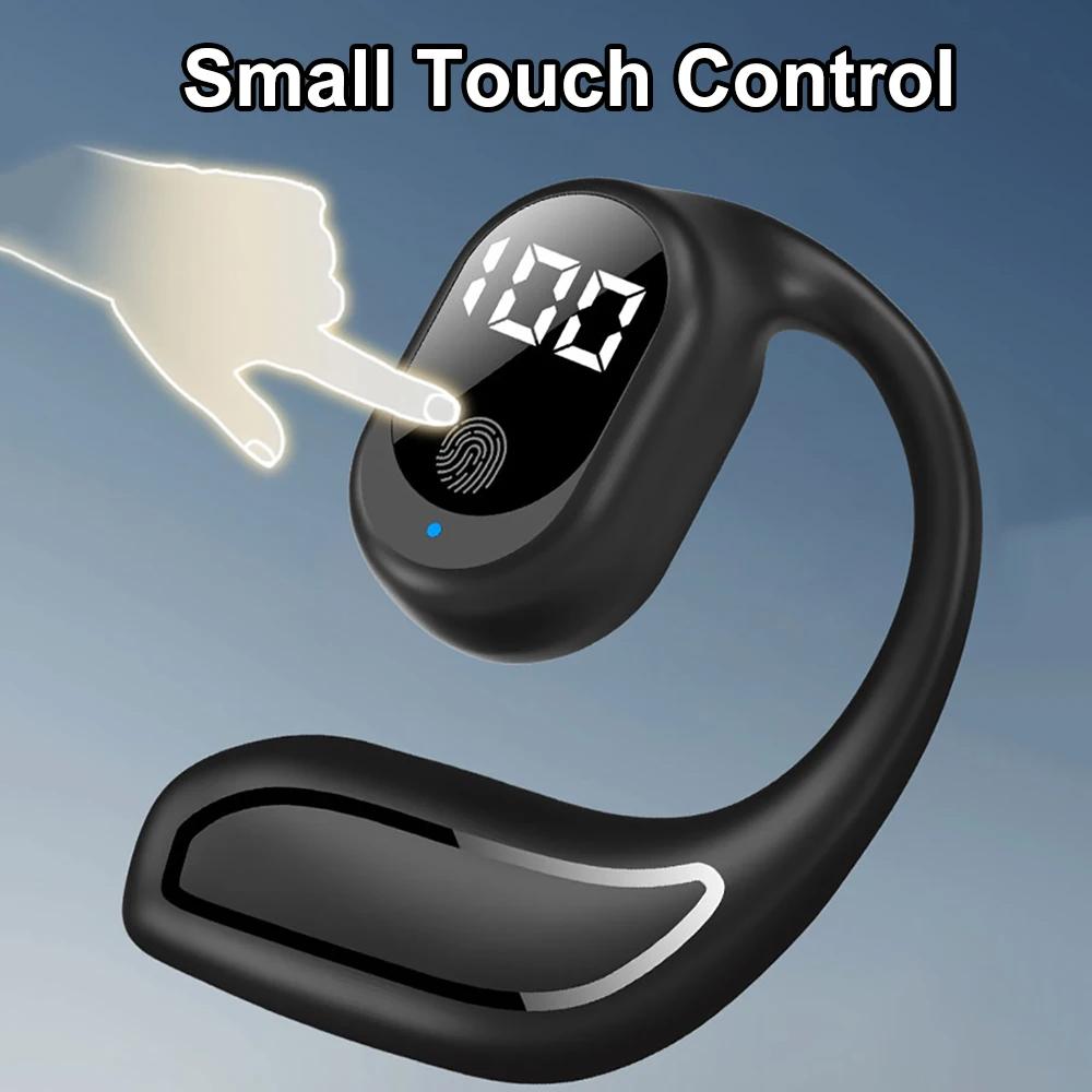 Wireless Headphone Bluetooth 5.3 Headset Hands-free Noise Control Stereo Music Earphone with Mic HiFi Stereo Earbud