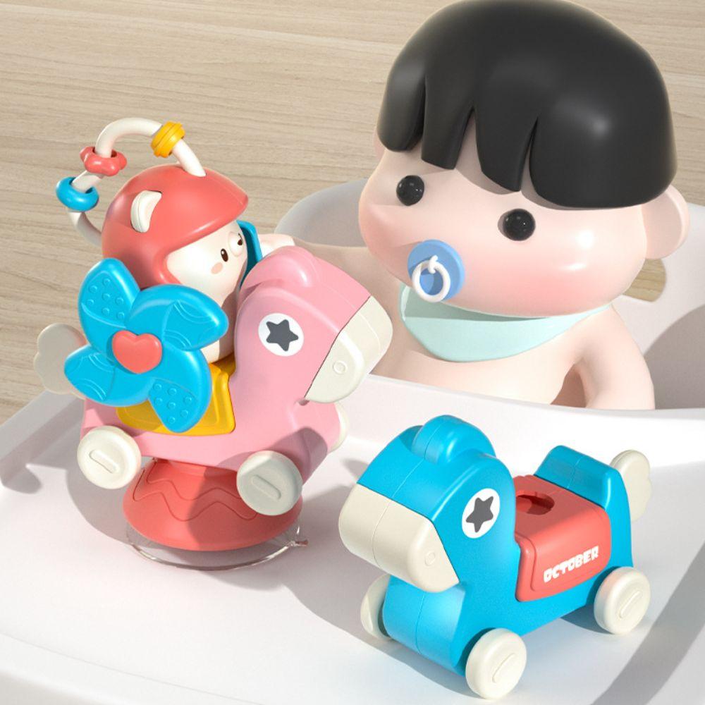 Fixed Carousel Suction Cup Toy Educational High Chair Carousel Toy Puzzle   Preschool