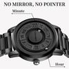 Personalisierte Herren-Armbanduhr mit Magnetroller, trendiges Design, moderne Technologie, rahmenloses Design