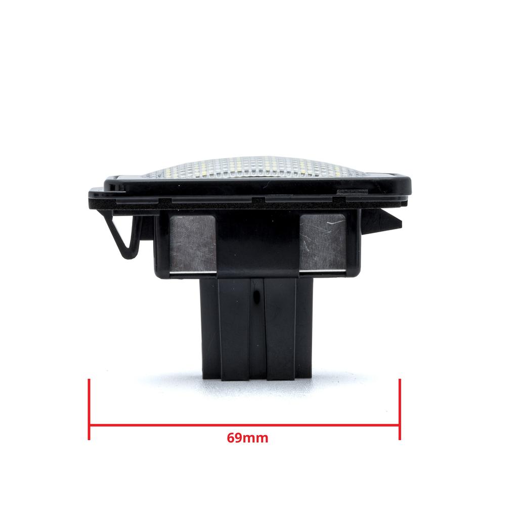 LED License Plate Lights 6000K Cool White 12V Canbus For Mercedes W203, A209, W209, C209, R230, Chrysler Crossfire Coupe