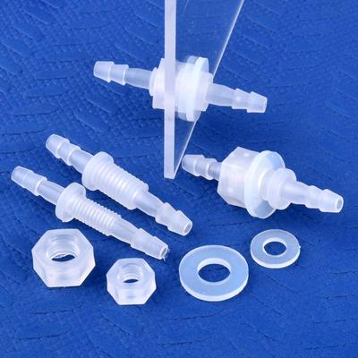 3-12mm Bulkhead Connector Pagoda Direct Connectors + Hex Nut Gasket Garden Watering Irrigation Hose Joints Aquarium Adapter