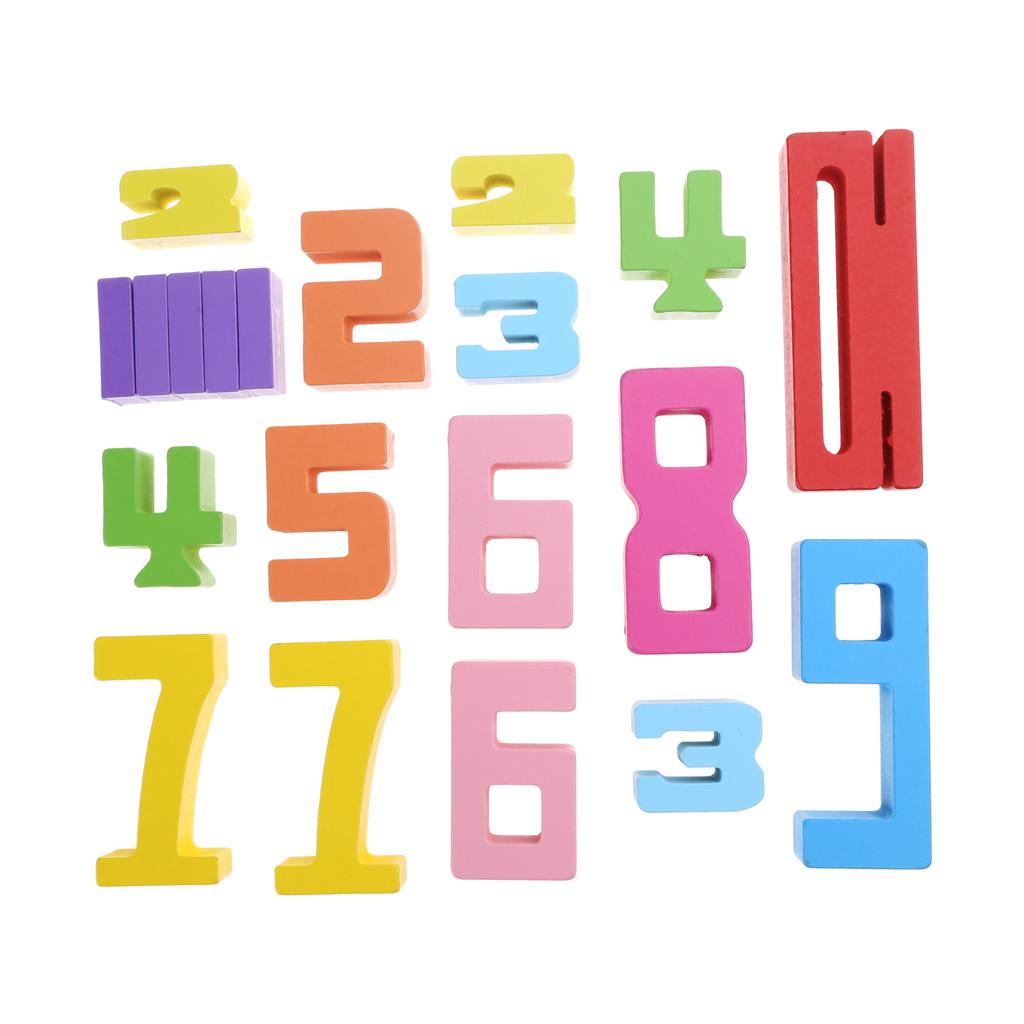 Digital Puzzle 3D Number Building Block Set for Baby Stacking Toy Brain Developmental Learning Gift for Kids