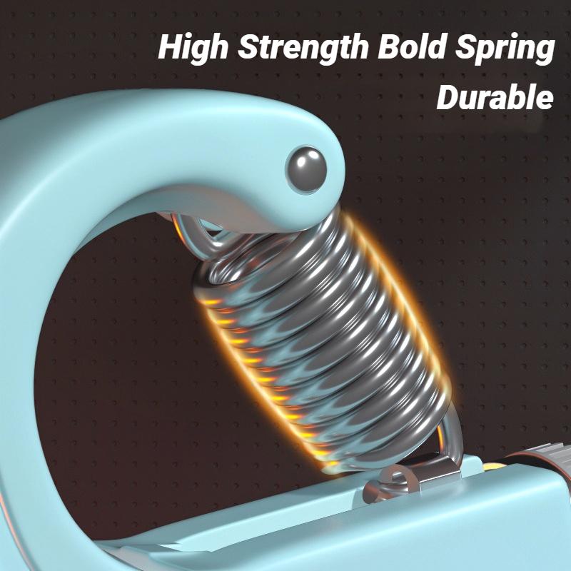 Durable And Safe 10-100Kg Adjustable Hand Grip Strengthener Trainer With Counter Wrist Forearm And Exerciser For Muscle Building Strength