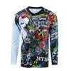 Motocross Camouflage Quick Dry Wicking Jersey, DH Downhill Mountain Bike Jersey, Men's Mountain Bike Long Sleeve Jersey