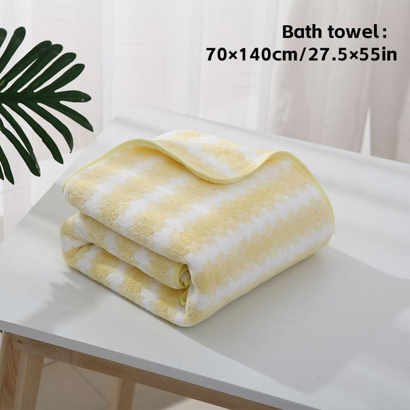 Coral Velvet Bath Towel Absorbent And Fast Drying, Quick Cleaning Bathroom And Home Decor Gifts, Wash Cloths