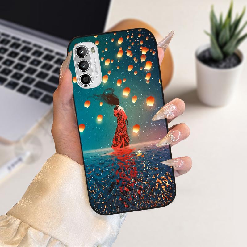 Cartoon Animal Cases For Motorola G52 4G Bumper Cover On Moto G82 G71s 5G Soft Silicon Phone Case For Motorola G 82 Coque Fundas