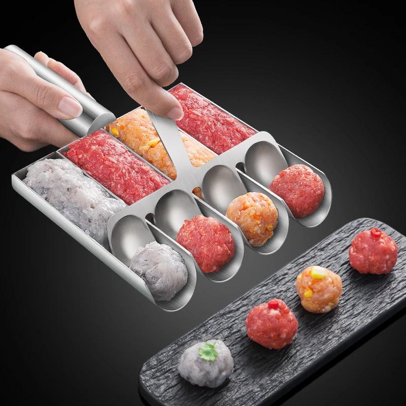 Meatball Maker Stainless Steel Meatball Mold for Easy Homemade Meatballs, Salad Balls, Sandwich Perfect for Family Cooking