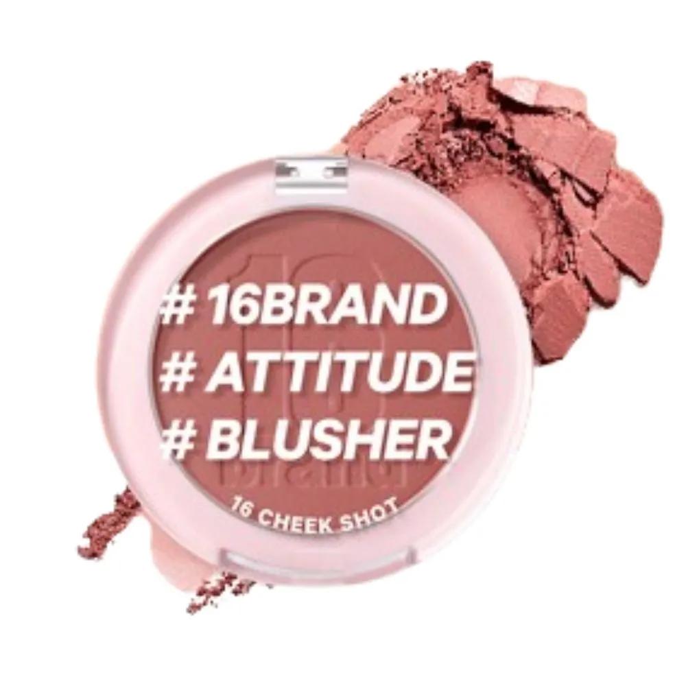 16Brand Cheek Adhesion Blusher Swatch Fig Shot