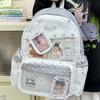 New Y2K Sweet Star Comic Ita Tote Ladies Trend Sling Bag Lolita Female Transparent Tote Bag DIY Display Shoulder Carry Bag Handbags