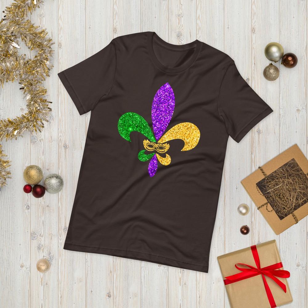 Funny Fleur De Lys Symbol Mardi Gras Party Unisex Unisex TShirt S