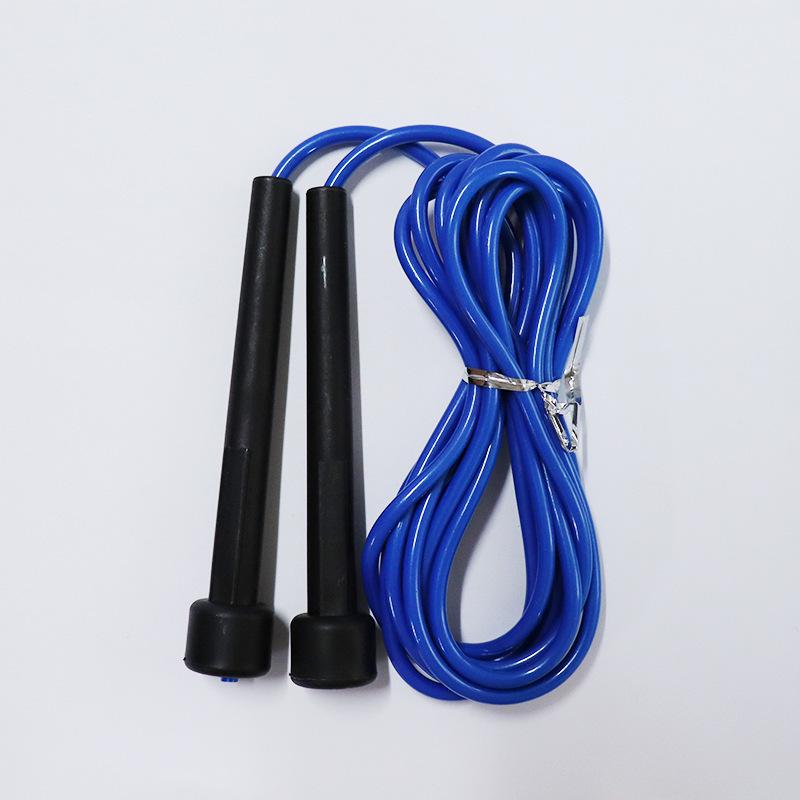 

Регулируемая детская скакалка для фитнеса, упражнений и школьного спорта синий