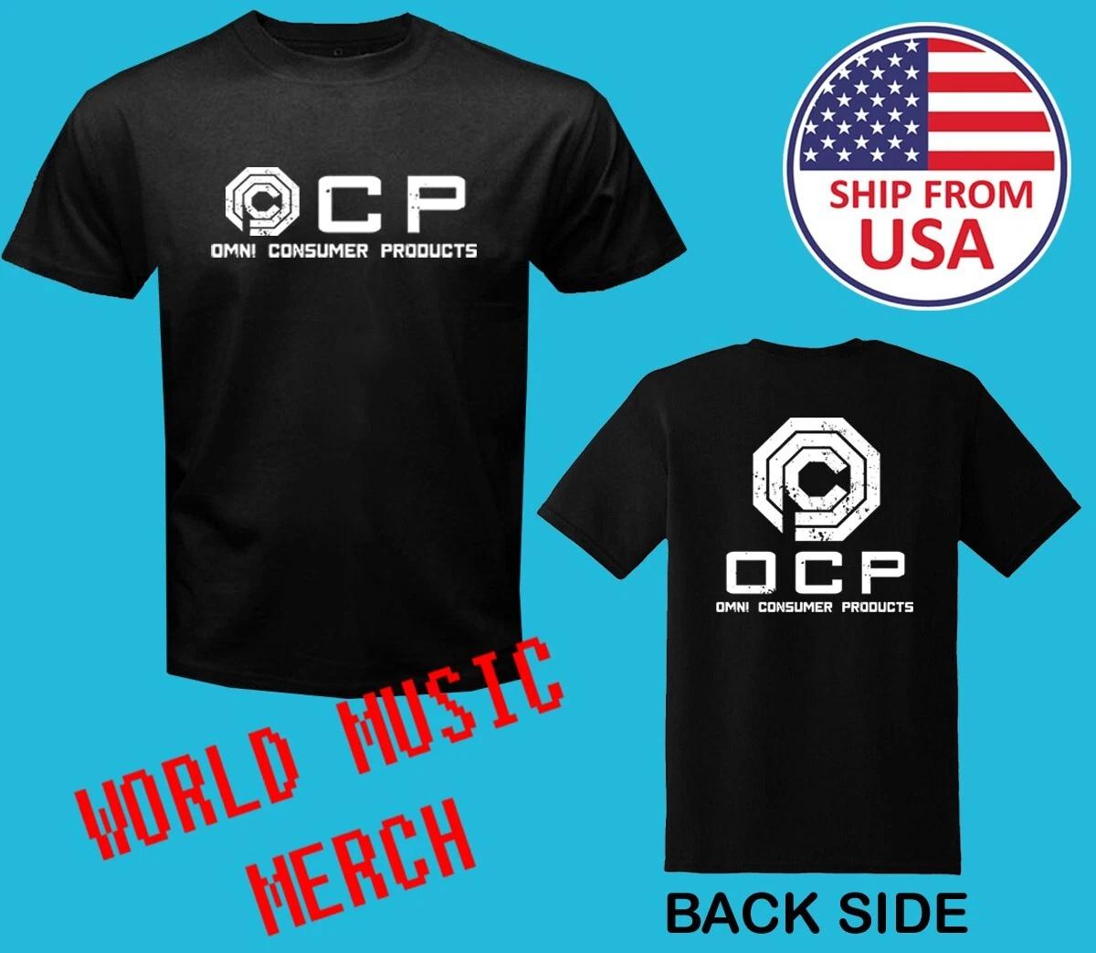 OCP Omni Consumer Products Robot Police Cop Men s Black Size S-5XL M