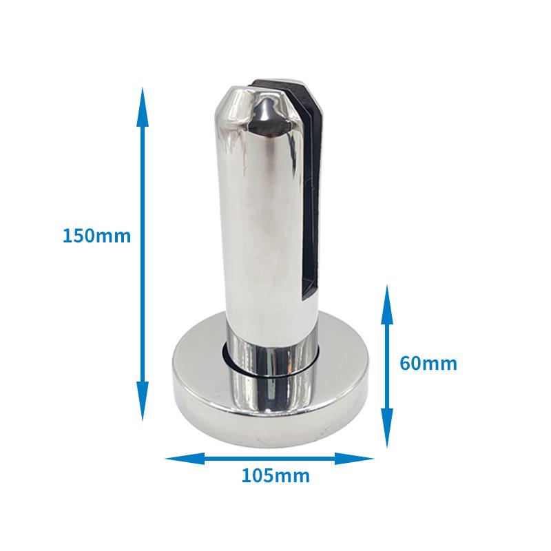304 Stainless Steel Glass Pool Clamp Handrail Base Clip