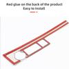 Stainless Steel Car Central Control USB Frame Cover Case Trim Sticker Fit For Toyota Highlander XU70 2020 2024 2024 2024 Hybrid