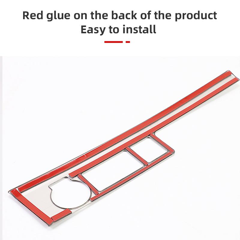 Stainless Steel Car Central Control USB Frame Cover Case Trim Sticker Fit For Toyota Highlander XU70 2020 2024 2024 2024 Hybrid