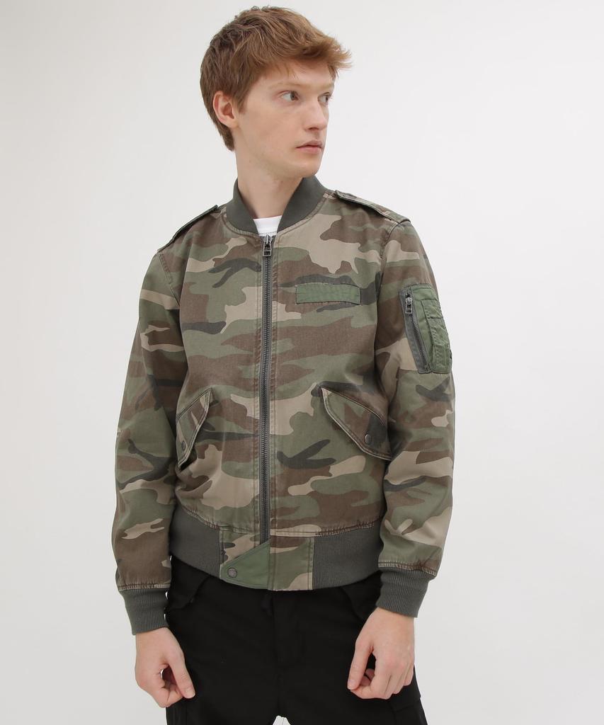 AVIREX WEB&DEPOT Exclusive CAMOUFLAGE L-2B Jacket Men's L 311 Olive Camo 783-5252037