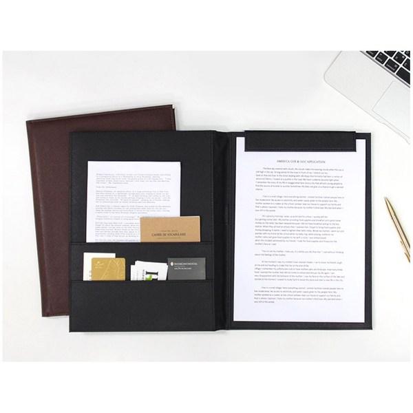 Hikis moderní designová dvouskládací deska na pořadače, černá, 1 kus