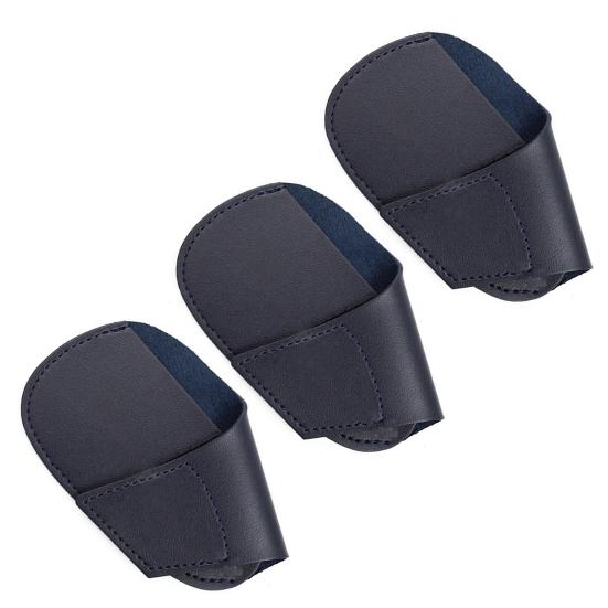1/3/5/10Pcs Faux Leather Golf Club Headcover Waterproof Wood Driver Head Protector Cover Golf Accessories Men Women Golfer Gift