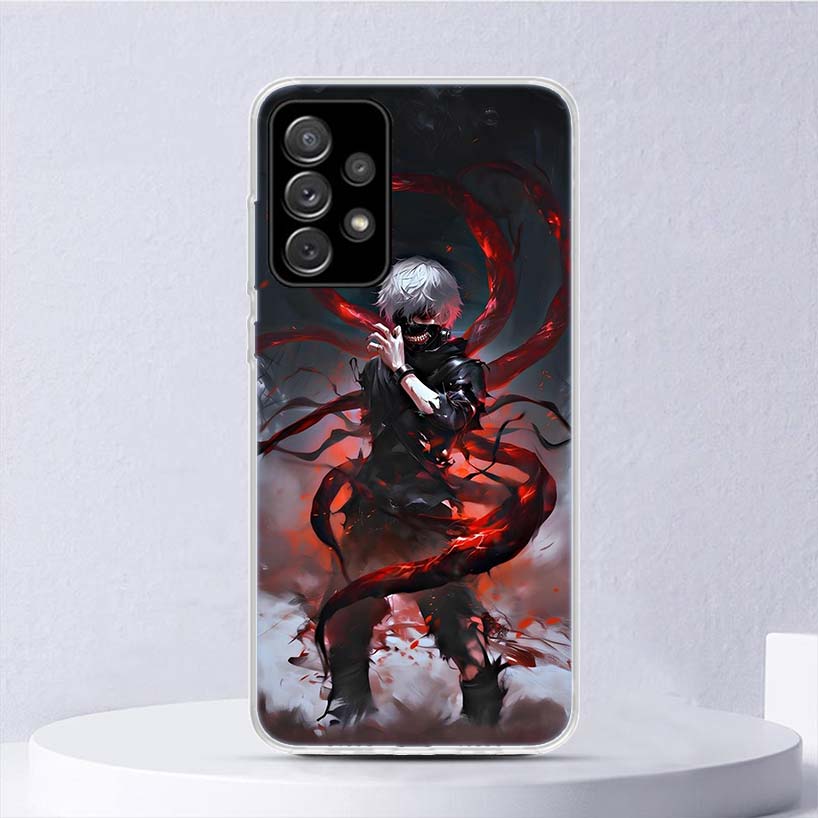 G-Ghoul Tokyo Kaneki Ken Soft Case For Samsung Galaxy A17 A16 A26 A36 A56 A15 A14 A13 A55 A54 A53 Phone Cover A25 A35 A24 A34 A2