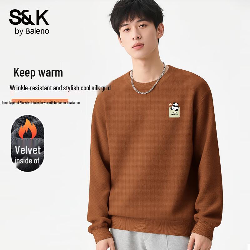 

Baleno S&K Japanese Style Fleece Lined Pullover Sweatshirt M
