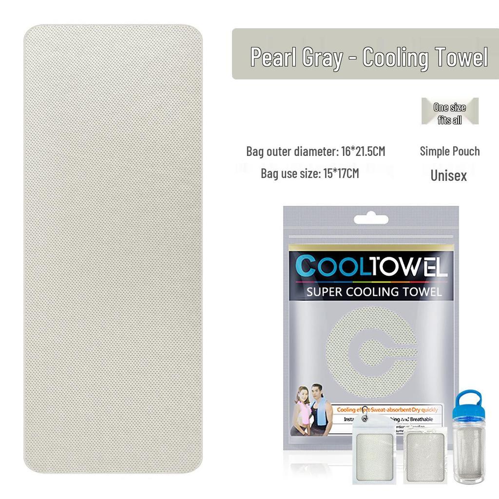 Outdoor Quick-Dry Ice-Cooling Sports Towel – Lightweight, Sweat-Wicking, Customizable Cold-Feel Towel