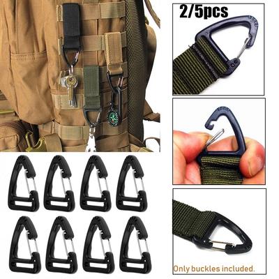 Accessories Outdoor Tool Spring Quickdraws Clip Triangle Carabiner Hooks Keychain Belt Buckles
