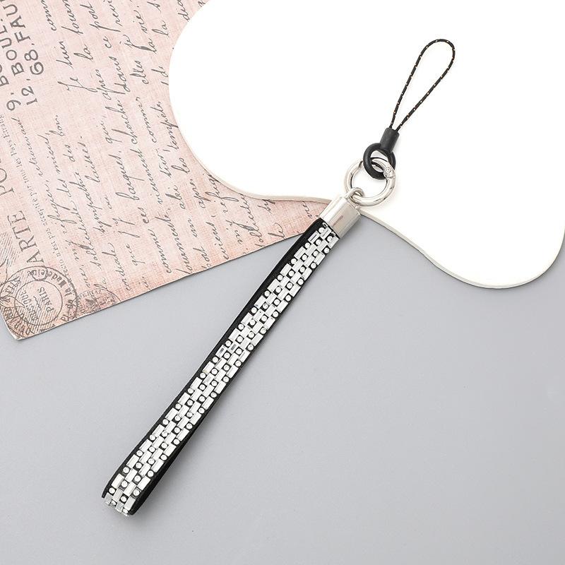 

New light luxury style diamond-encrusted pendant phone case strap car keychain chain rhinestone wrist strap anti-loss Pendant