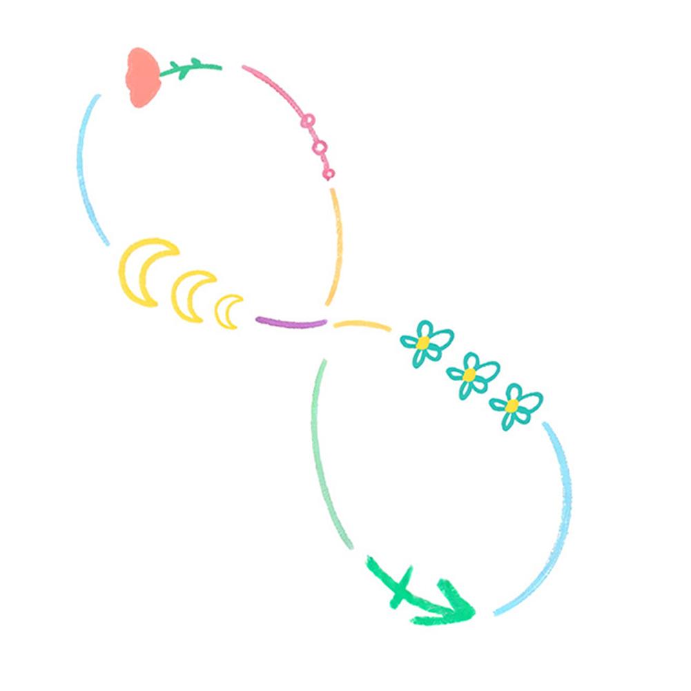 Zwölf bunte Tattoo-Aufkleber Wasserdicht Lang anhaltender Aufkleber Schlüsselbein Niedlich Damen V1U5