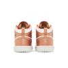 Air Jordan 1 Mid PreSchool 'White Rose Gold' (Unisex) White / Rose Gold / Black Kids' Basketball Shoes 640737 190