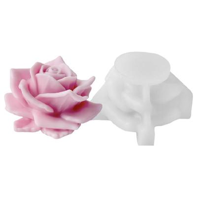 Rose Silicones Soap Mould Multipurpose Flower Silicone Molds for Handmade Candle Soap Home Decoration for Epoxy Resin