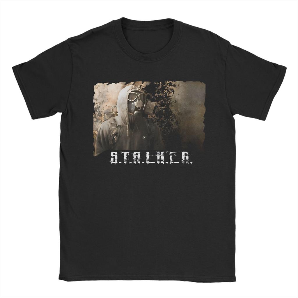 Originelles Fisch Aus dem Wasser T-Shirt Für Unisex Damen Rundhals Kurzarm Oberteile Stalker 2 Baumwolle Sommer Oberteile Hemden