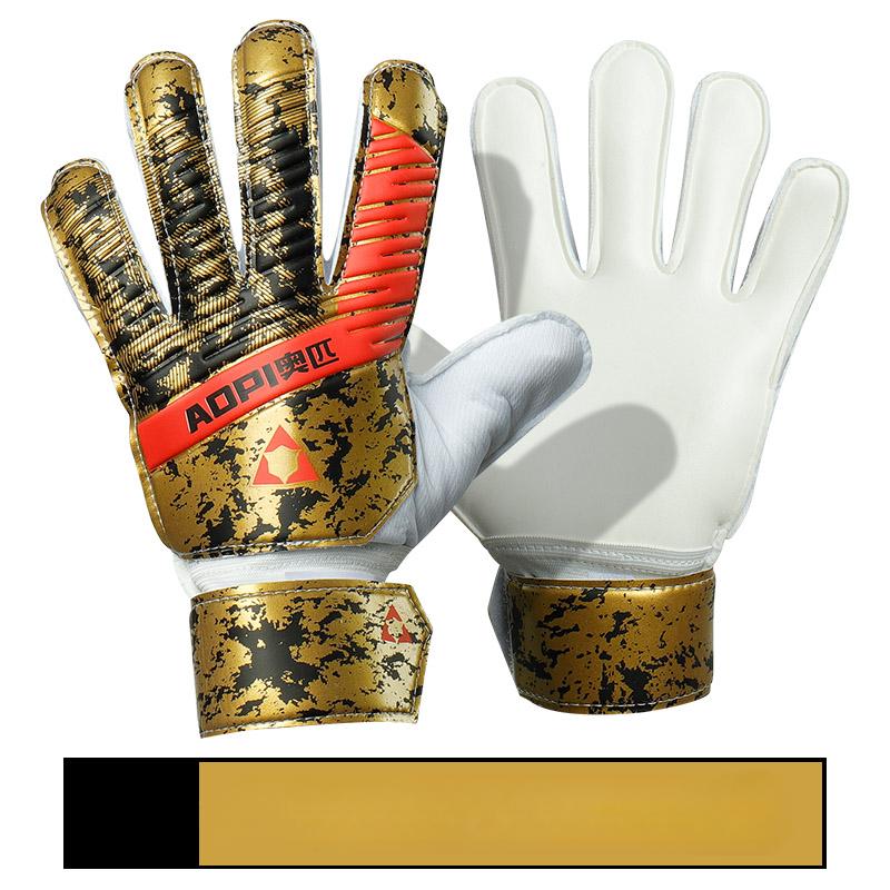 Professional Latex Football Gloves Soccer Ball Goalkeeper Gloves Kids Adults Thickened Football Goalie Fingers Protection Gloves