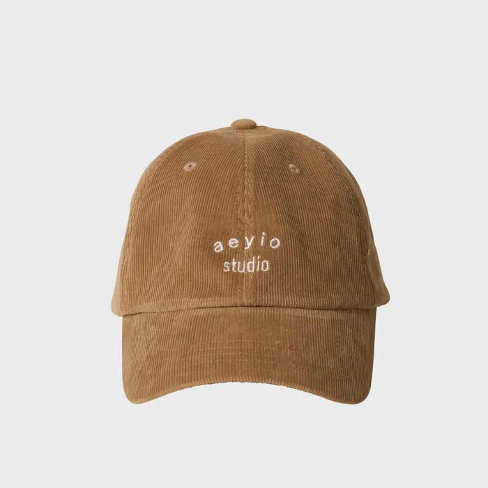 LOGO CORDUROY BALL CAP_AEYIO STUDIO Logo Corduroy Hat (3 colors)(ACA2000)