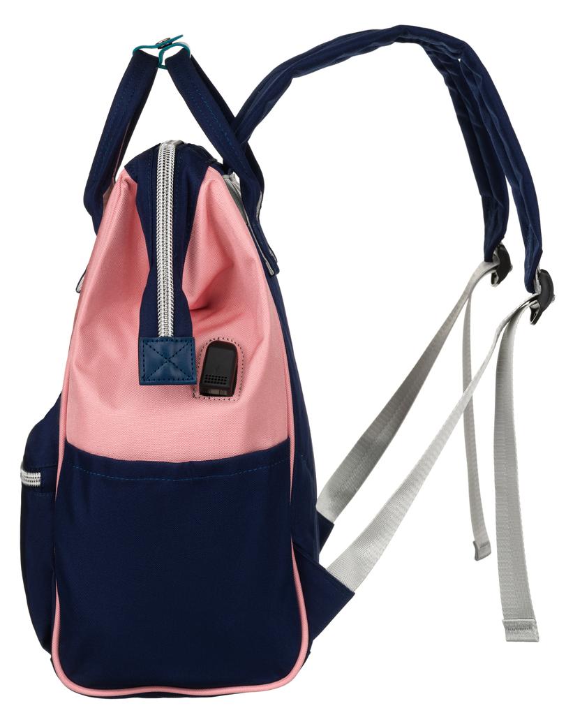 PTN 8118-5947 Pink-Navy Backpack