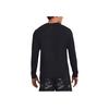 Under Armour Run Laa Letter Print Slim Fit Round Neck Running Long Sleeve T-Shirt Men Tops Black 1379303-001