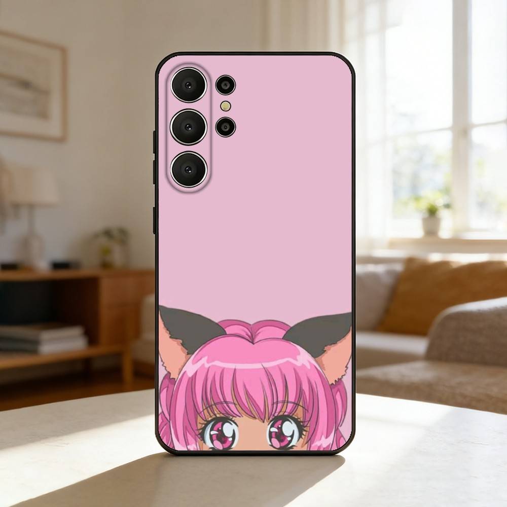 T-Tokyo C-Comics M-Mew Mew Phone Case For Samsung S26,S25,24,23,22,30,21,10,9,Ultra,Plus,Lite,FE Soft Black Case