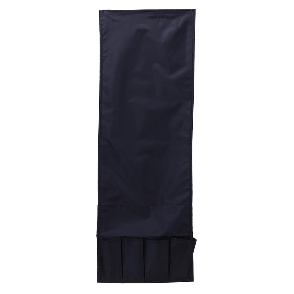 

Portable Hanging Bedside Bag Anti-slip Sofa Side Organizer Multifunctional Hanging Bed Holder for Books Phones Remote Controller чёрный