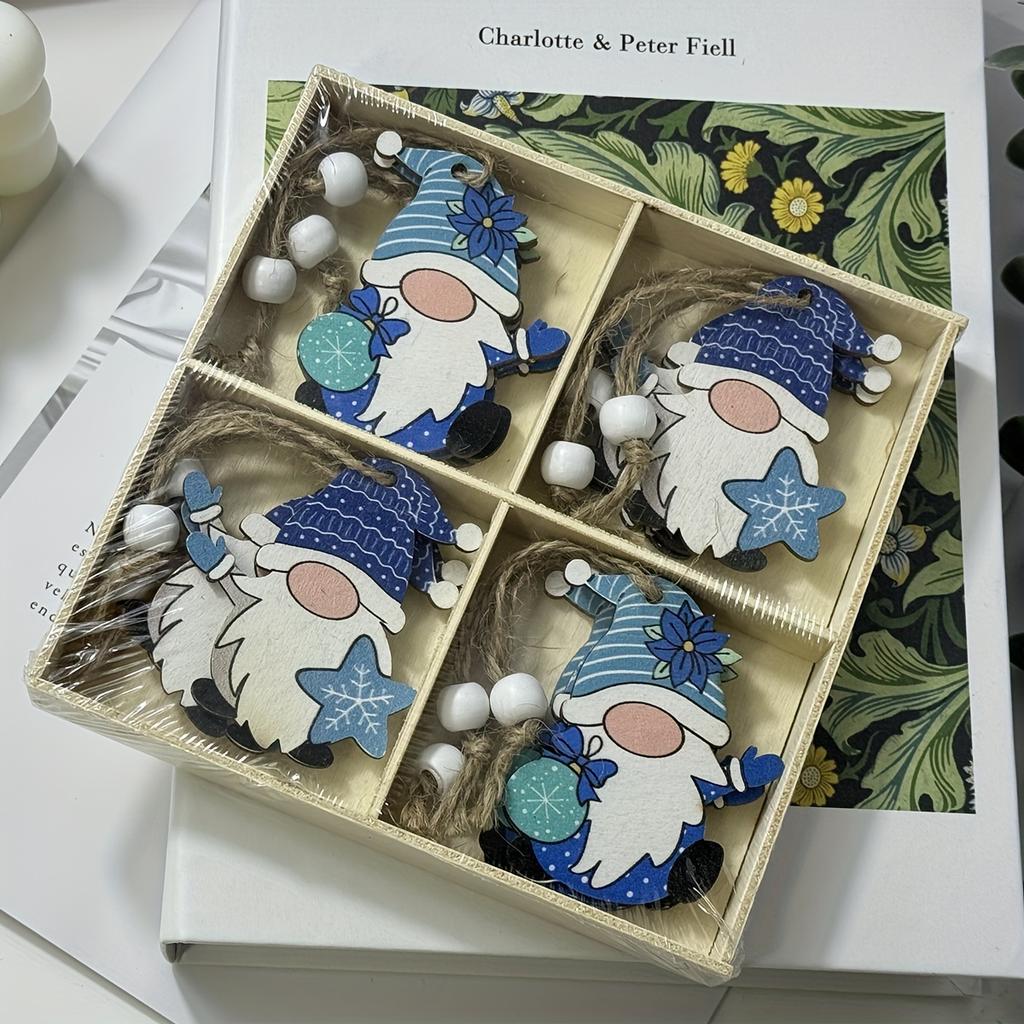 New Cross Border Christmas Decorations, Faceless Dolls, Easter Ornaments, Wooden Hanging Pieces., Vintage Christmas Decor