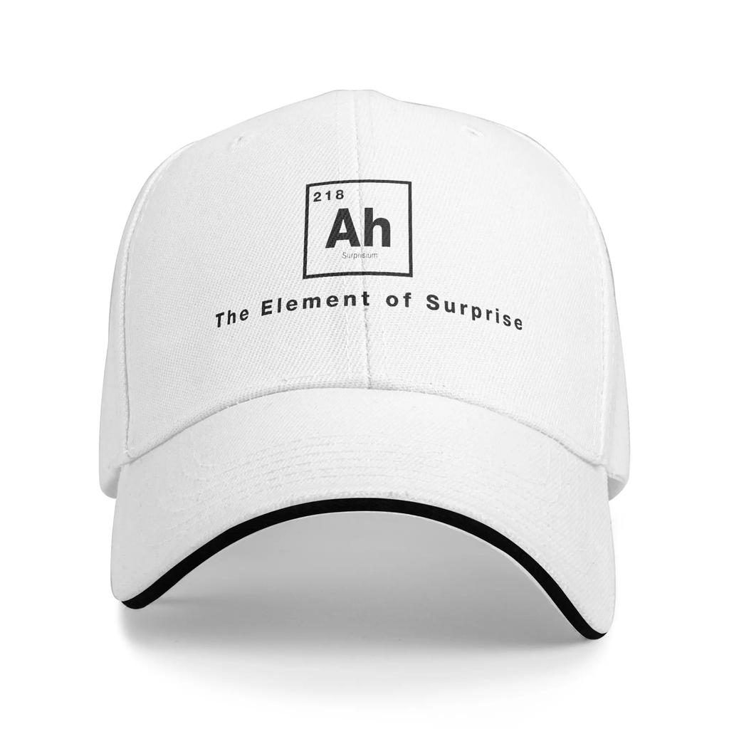 Adult FUNNY PERIODIC TABLE AH THE ELEUnisexT OF SURPRISE Sandwich Hat Outdoor Baseball Caps Sun Hats Adjustable Fishing Hat