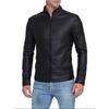 Autumn and winter men's baseball collar letter pu leather jacket large size casual versatile locomotive leather jacket