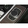 Silver Steel Console Multimedia Buttons Frame Trim For BMW X3 G01 X4 2018-
