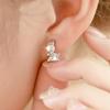 925 Sterling Silber Ohrringe Zirkonia Kristall Engel Ohrhänger für Damen Schmuck Geschenke