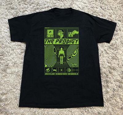 Rzadka Koszulka The Prodigy Czarna Bawełniana Wszystkie Rozmiary S-5XL Prezent Dla Fanów T-Shirt HD232 Koszulka Unisex
