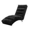 Full-body supported fixed sofa, soft vibration function and side pockets, modern living room furniture